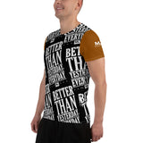 BTYE Brown Sleeve Men's Athletic BJJ Rash Guard