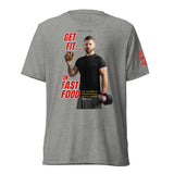 Get Fit On Fast Food premium short sleeve t-shirt