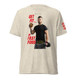 Get Fit On Fast Food premium short sleeve t-shirt