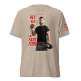 Get Fit On Fast Food premium short sleeve t-shirt